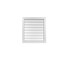 Ekena Millwork Vertical Surface Mount PVC Gable Vent w/ 2"W x 2"H , Brickmould Sill Frame, 24"W x 26"H GVPVE24X2603SN - alternate 1